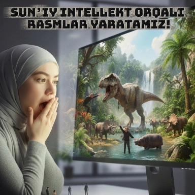 Xira Rasmlar Sunʼiy intellekt orqali rasmlar yaratamiz