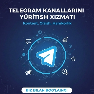 Telegram Rasmlari Telegram kanallarni yurg'azib berish xizmati