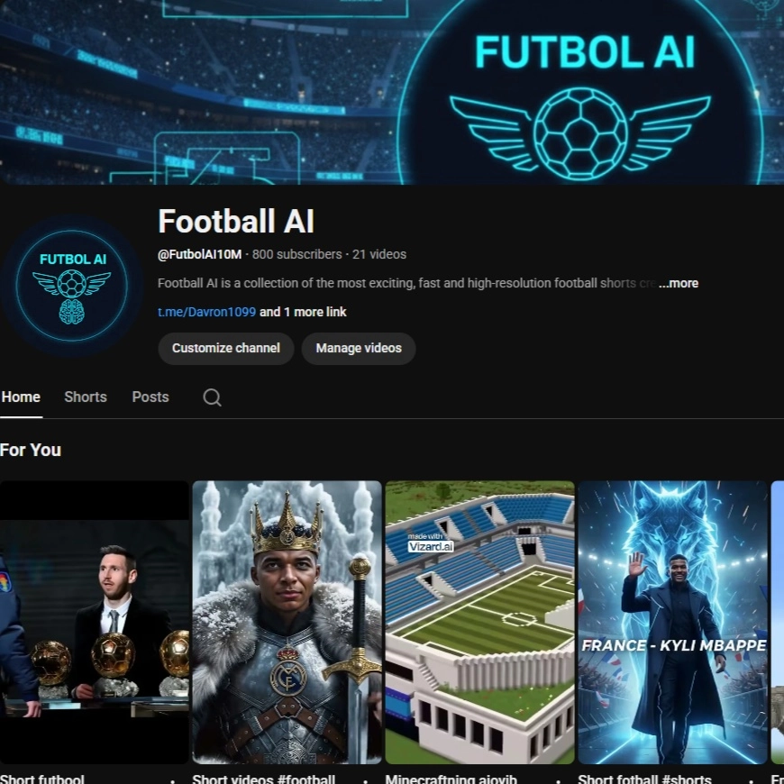 Youtube kanal ochish xizmati